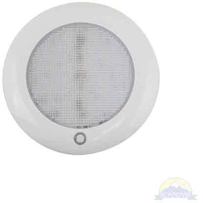 Scandvik LED Dual Color Low Profile Dome Light, Warm White / Blue