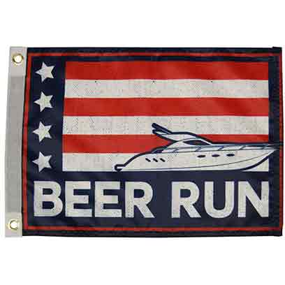 Taylor Made Beer Run Flag 12'' x 18''