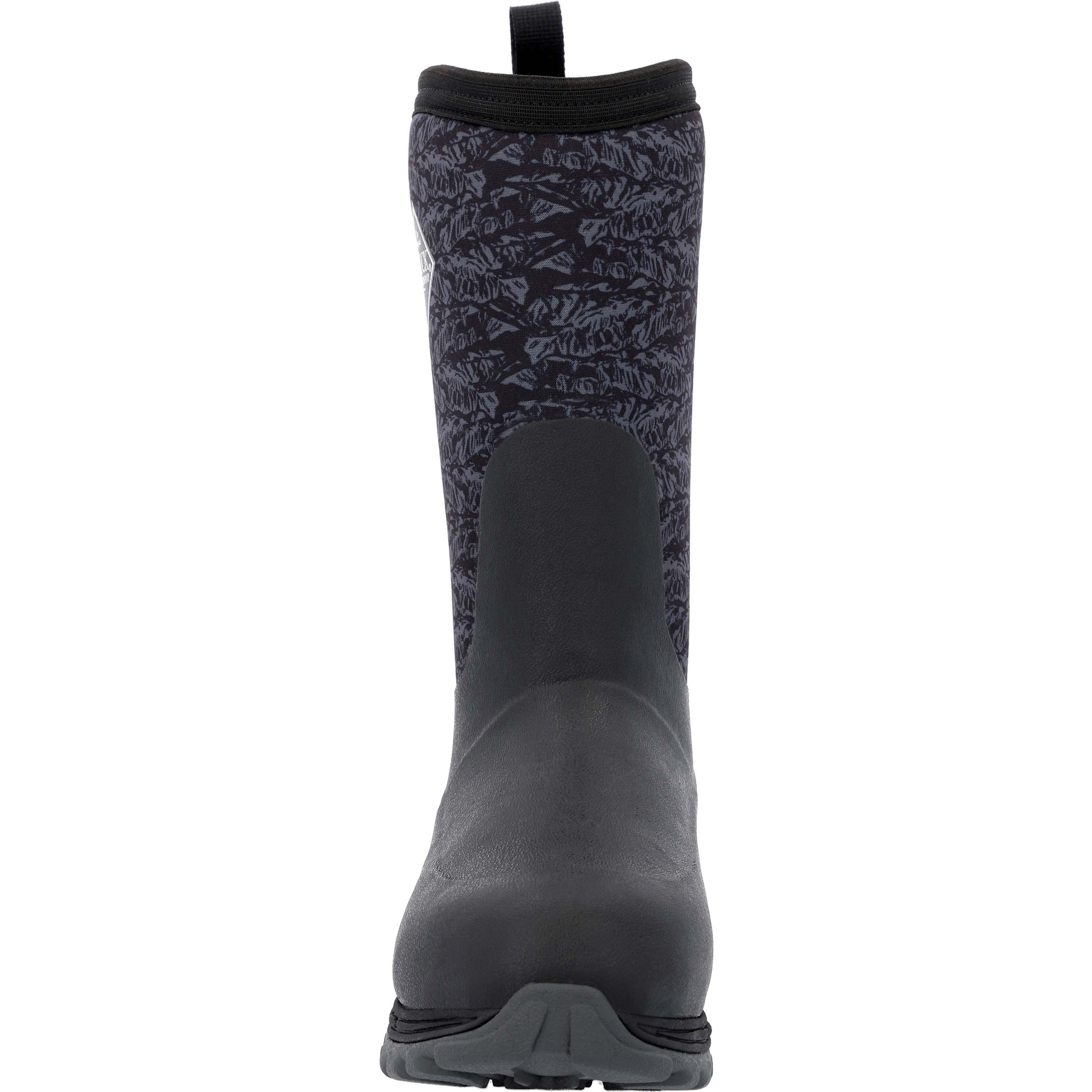 Muck Rugged II Rain Boot, Child / Youth Black / Mountain Terrain Print