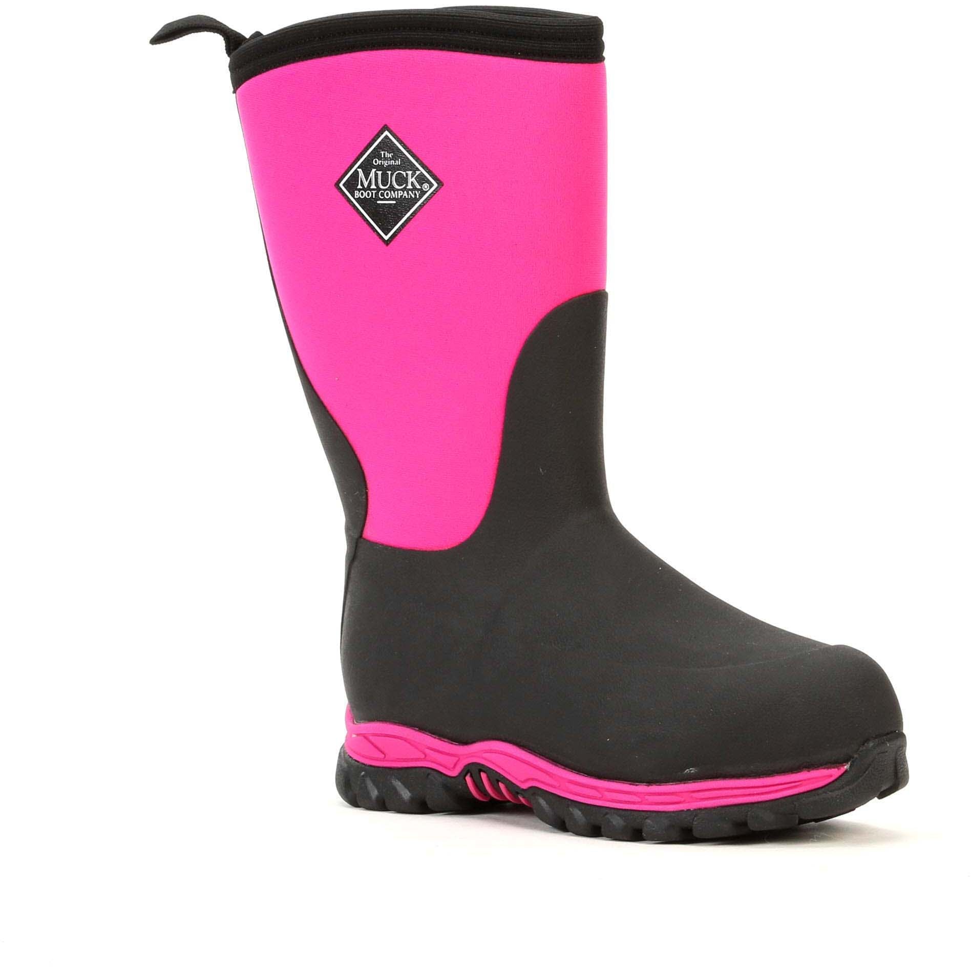 Muck Rugged II Snow Boot, Child / Youth Black / Pink