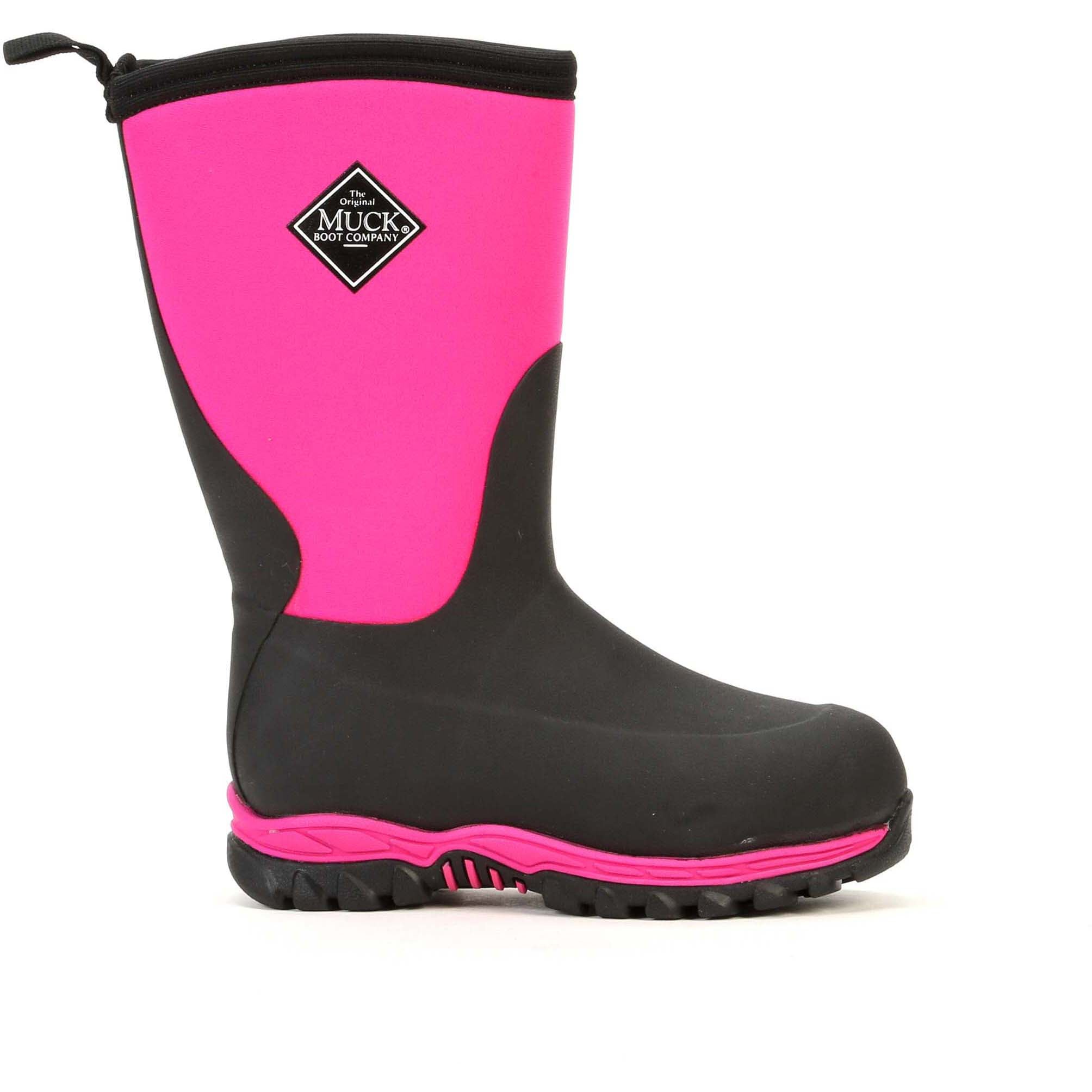 Muck Rugged II Snow Boot, Child / Youth Black / Pink