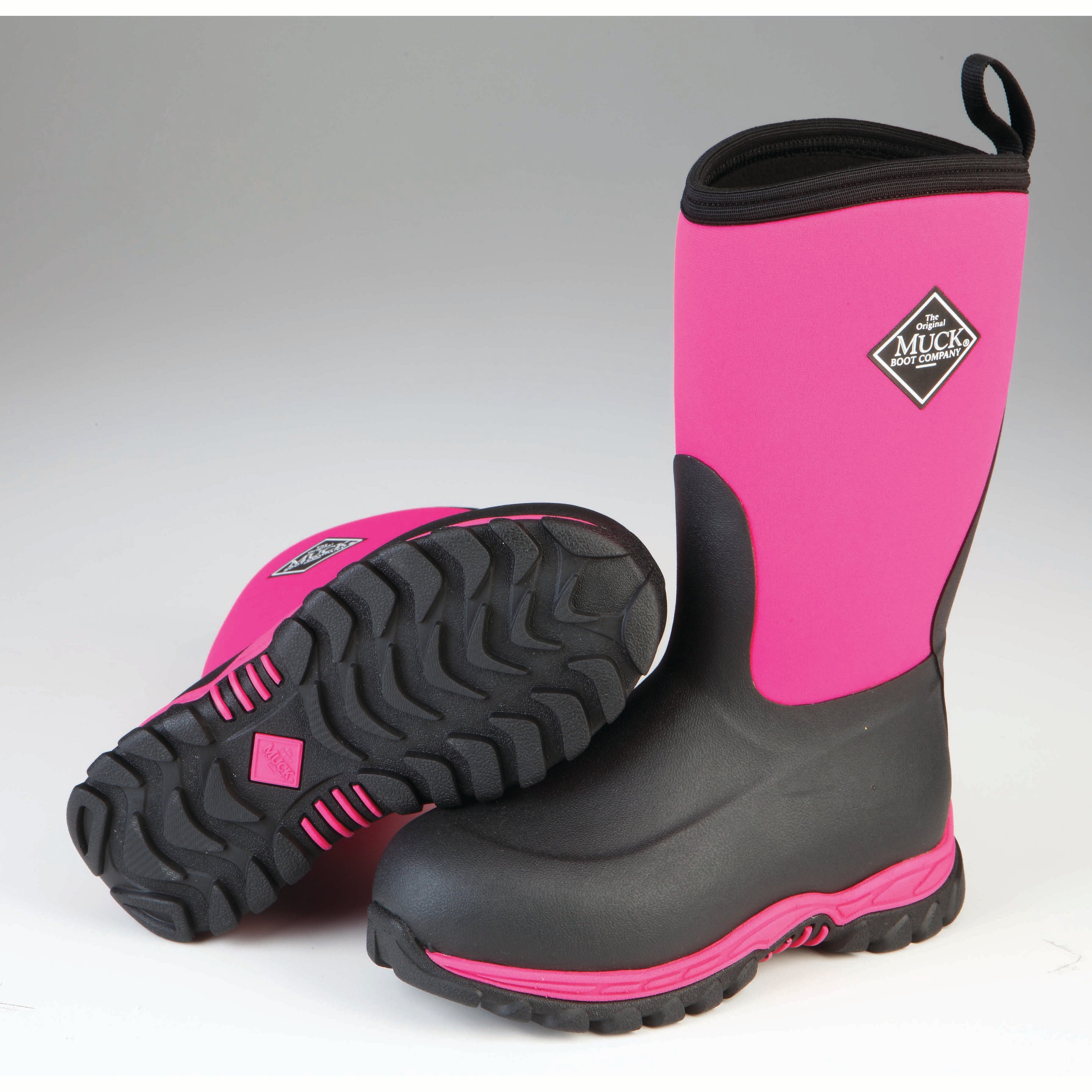 Muck Rugged II Snow Boot, Child / Youth Black / Pink