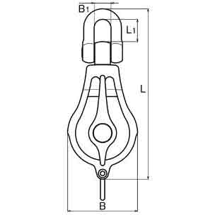 Asano 125mm Tough Block PB With Bearing
