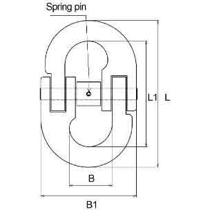 Asano 5/8" Stainless Coupling Hammerlock
