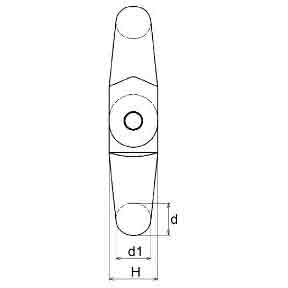 Asano 5/8" Stainless Coupling Hammerlock