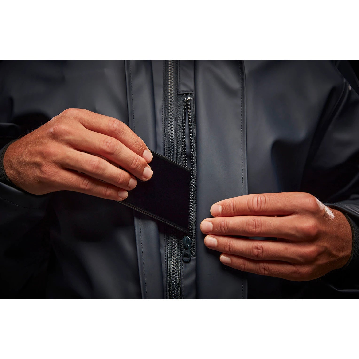 Men's Gale Waterproof Rain Jacket, Black