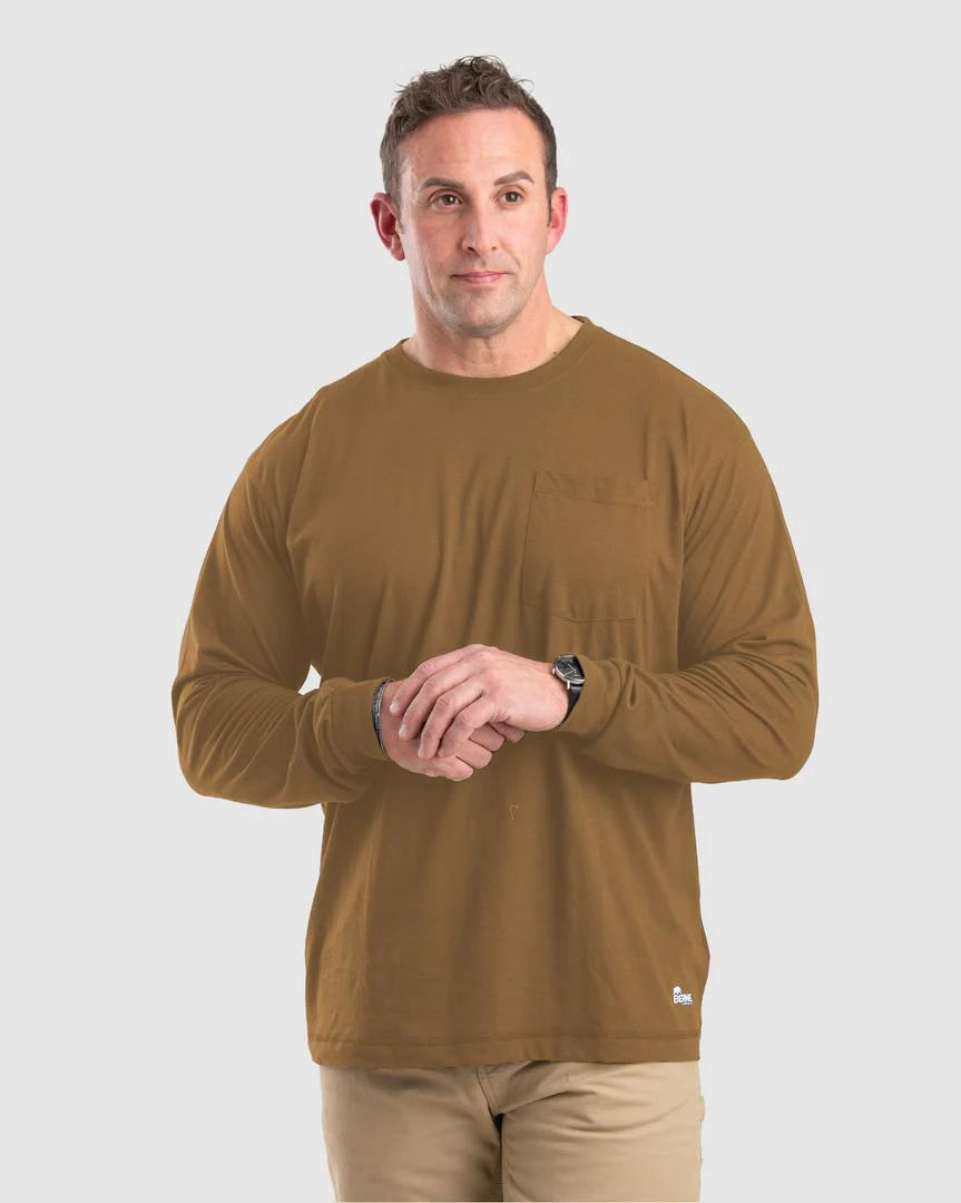 Men's Performance Long Sleeve Pocket Tee