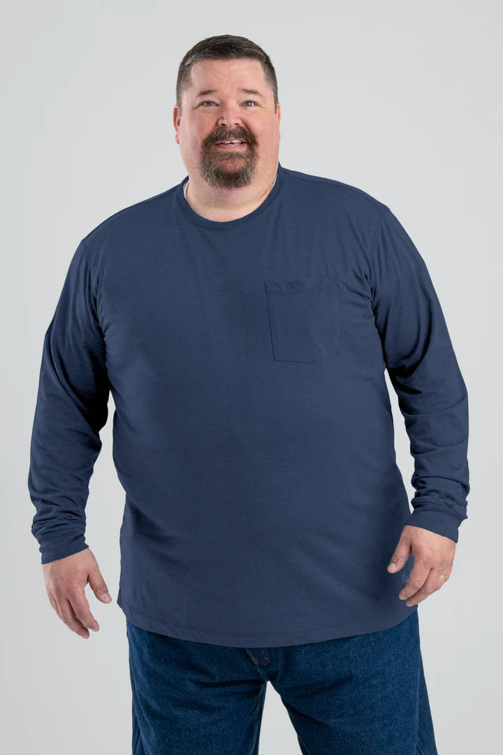 Men's Performance Long Sleeve Pocket Tee