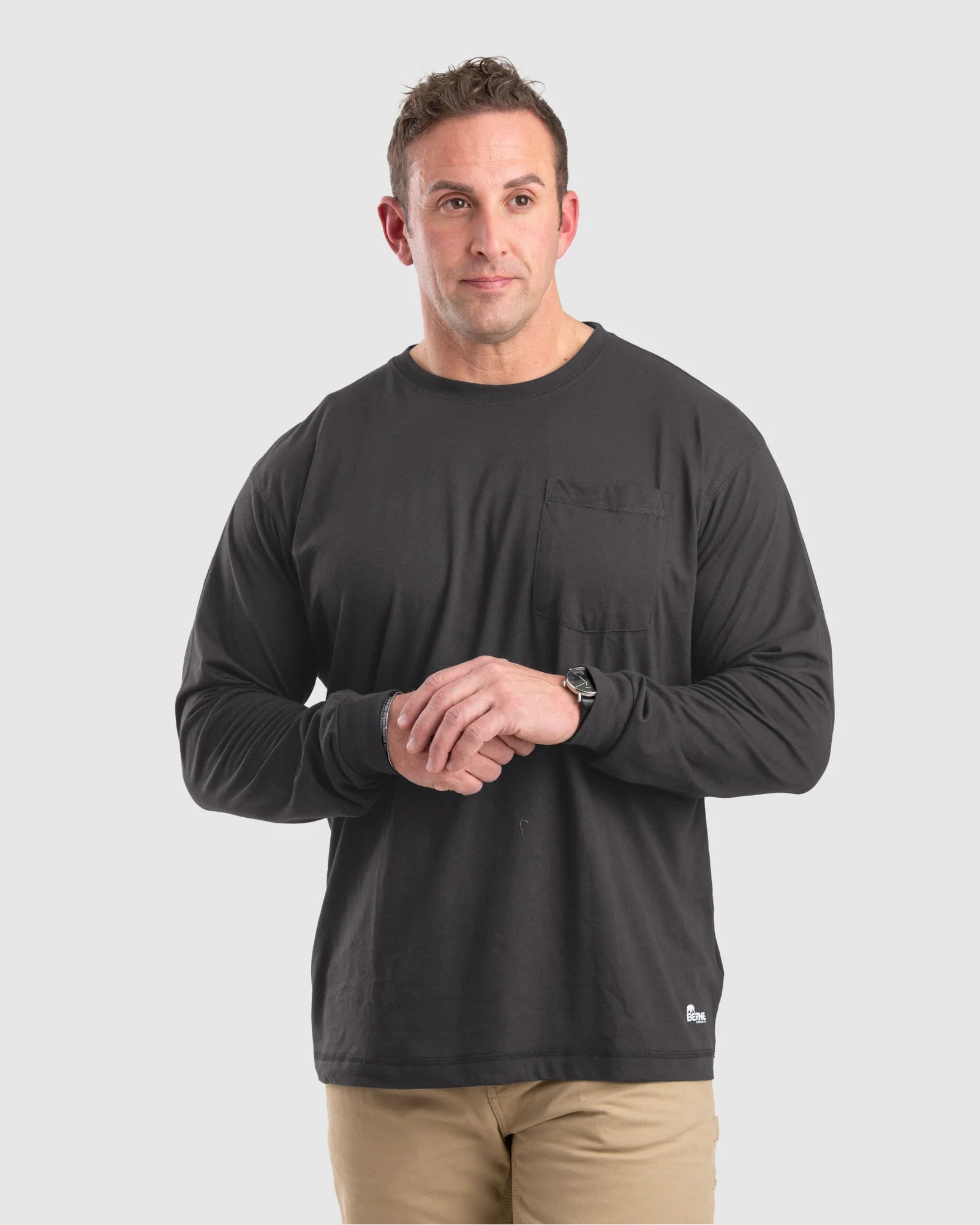 Men's Performance Long Sleeve Pocket Tee