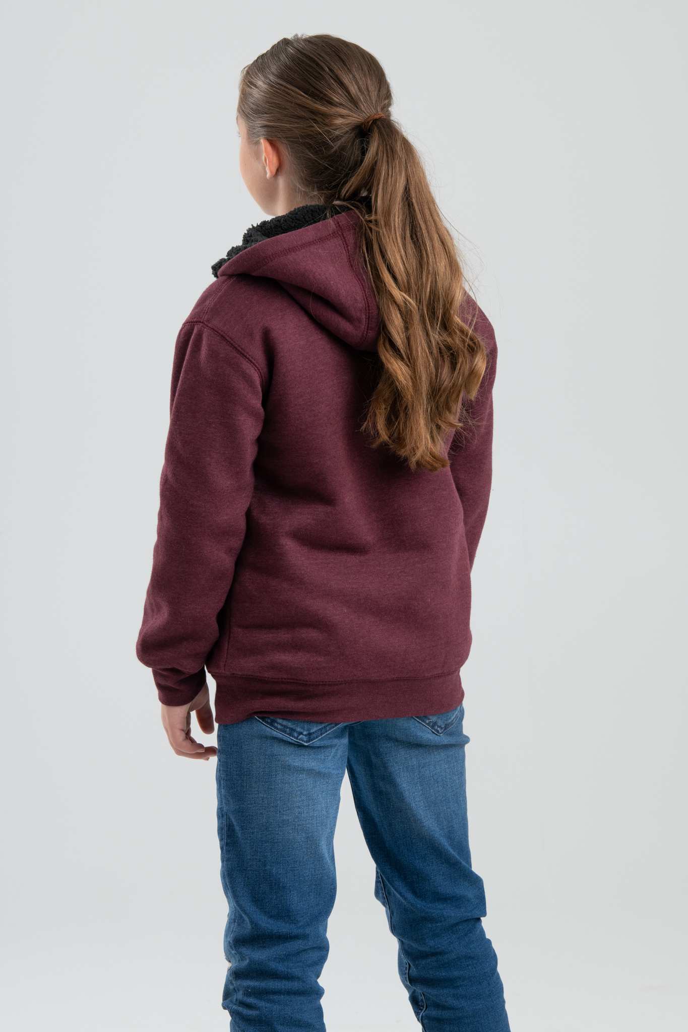 Youth Sherpa-Lined Hooded Sweatshirt / Jacket