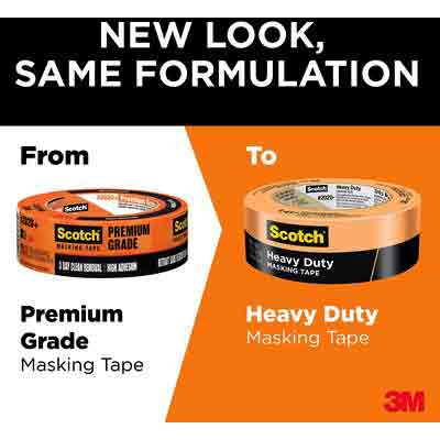 Masking Tape, 3M Scotch Premium Pro Grade 2020 plus
