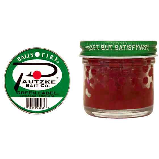 Pautzke Bait Balls O'Fire Salmon Eggs Green Label