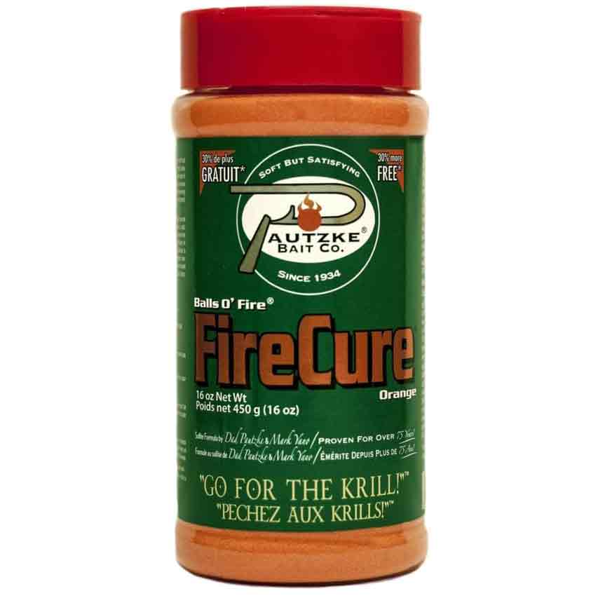 Pautzke Fire Cure 16oz - Orange, Pink, Red
