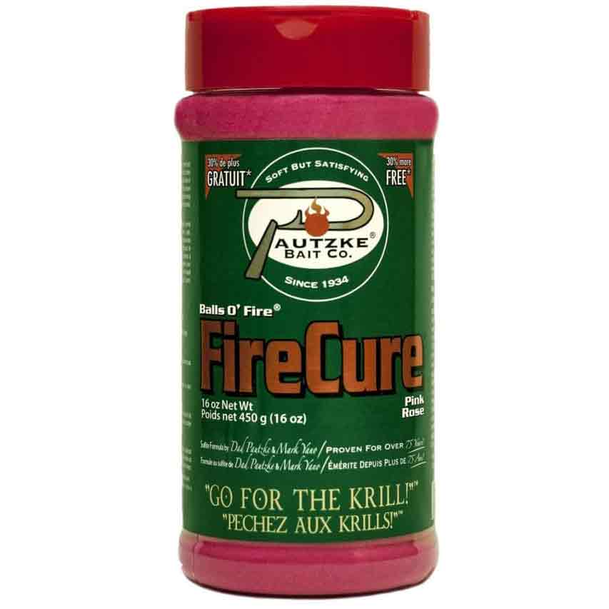 Pautzke Fire Cure 16oz - Orange, Pink, Red
