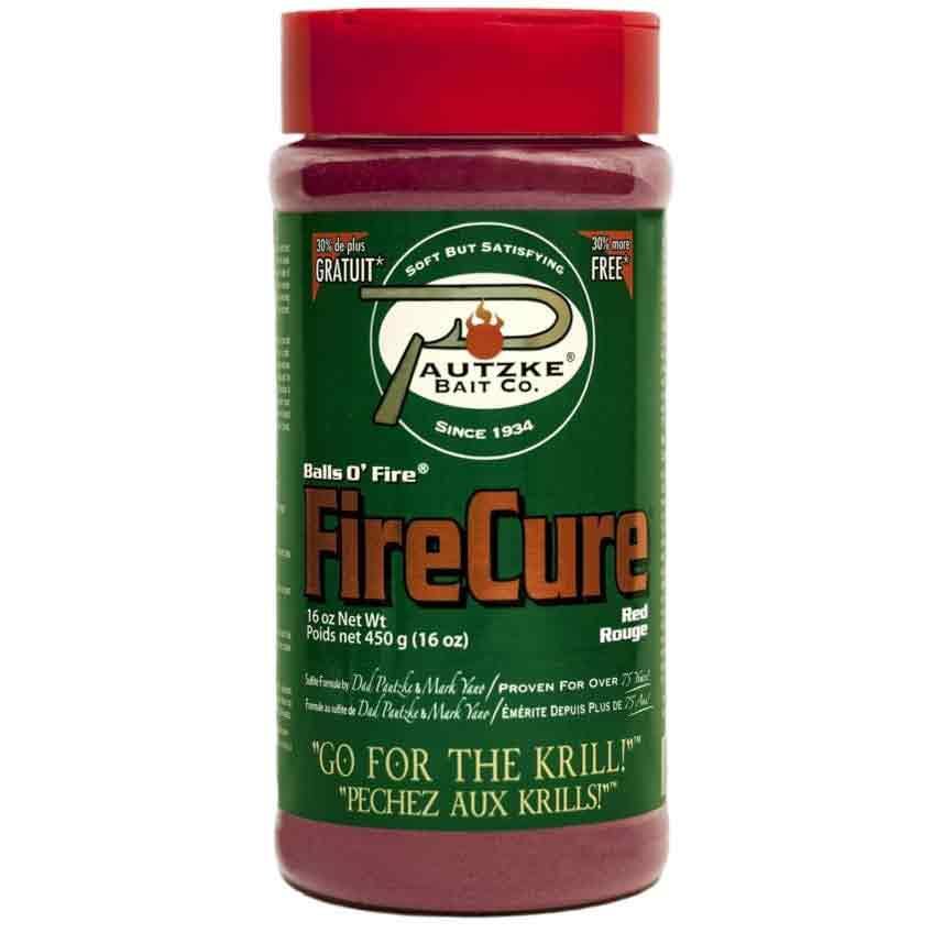 Pautzke Fire Cure 16oz - Orange, Pink, Red