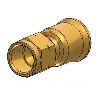 Parker 10826-6-6B Crimp Style Hydraulic Female SAE Hose End