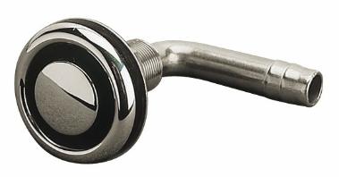 90° Flush Mount SS Gas Tank Vent, Display Packaging