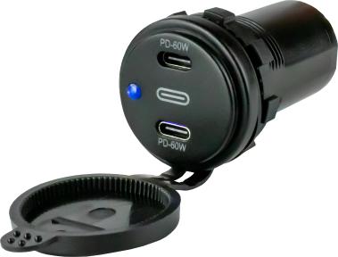 Dual USB-C Power Socket