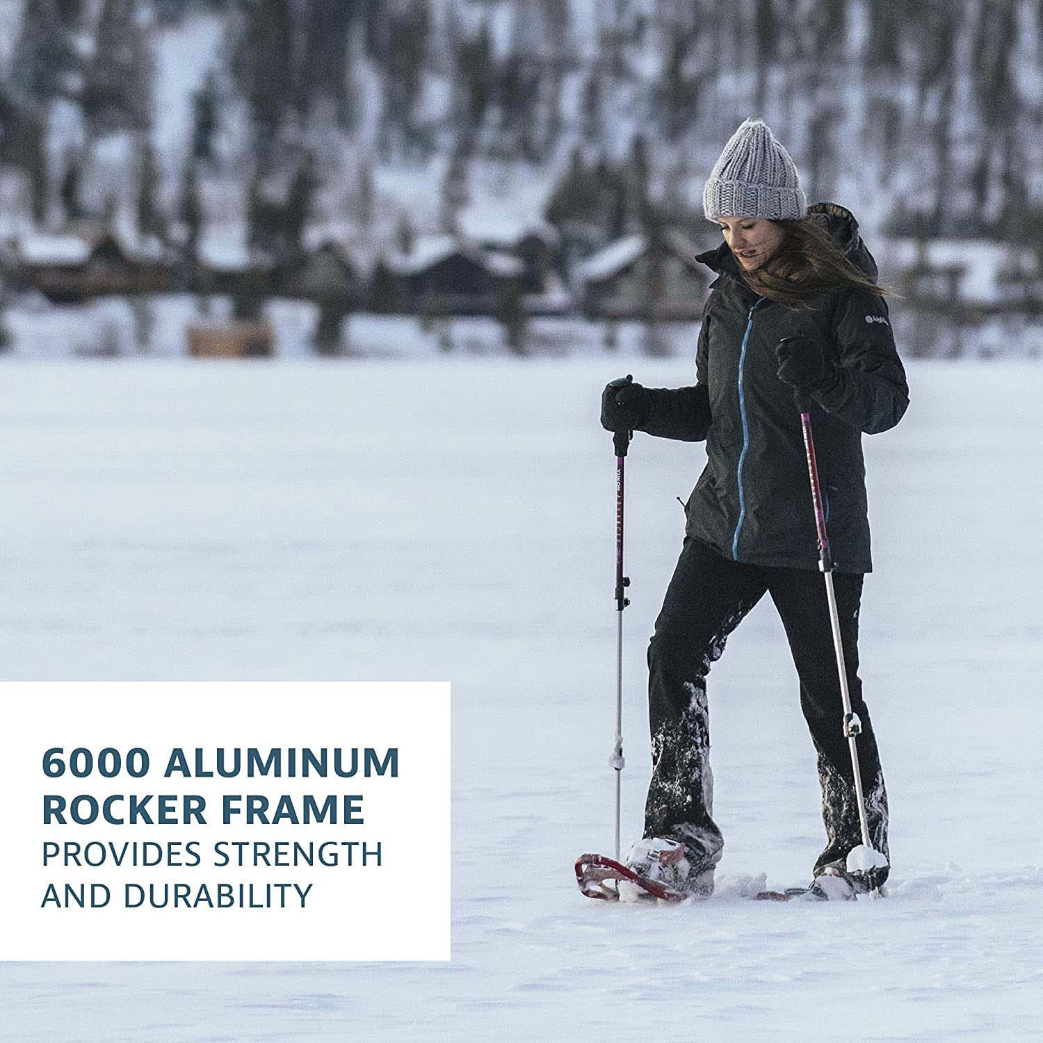 Women's Advanced Float Series ADV Float Snowshoe 8″x25″ Kit (User + Gear Weight Range, 150-200 lbs)