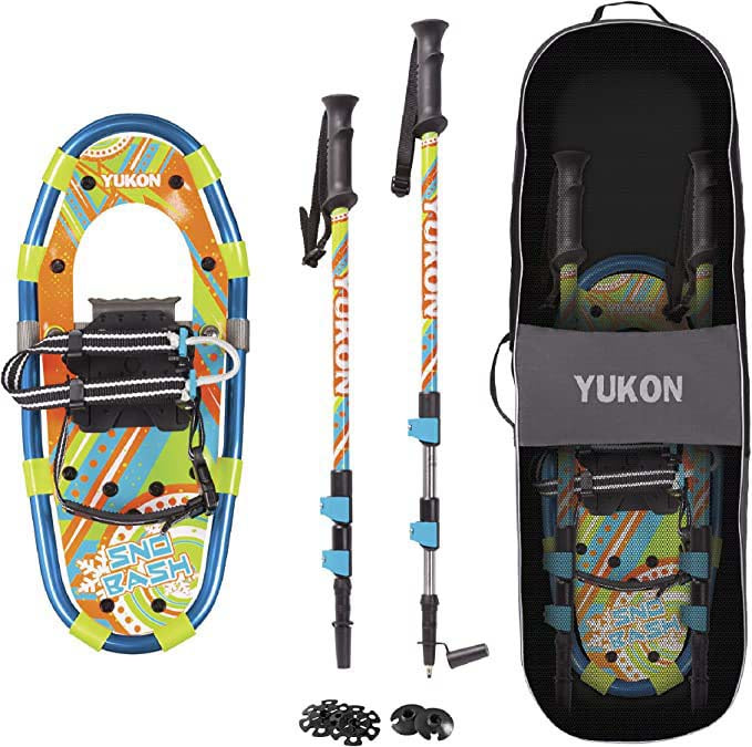 Yukon Sno-Bash Youth Snowshoes Aluminum 7″x16″ KIT