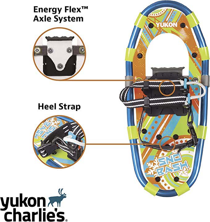 Yukon Sno-Bash Youth Snowshoes Aluminum 7″x16″ KIT