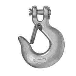 Campbell Zinc Plated, Grade 43 T9700624 3/8" Clevis Slip Hook with Latch