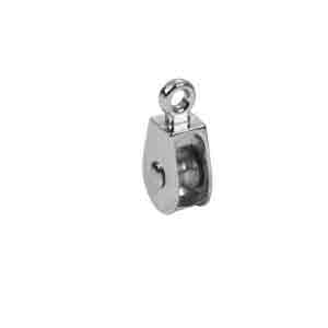 Campbell T7655132N Rigid Eye 1-1/2" Single Sheave Pulley