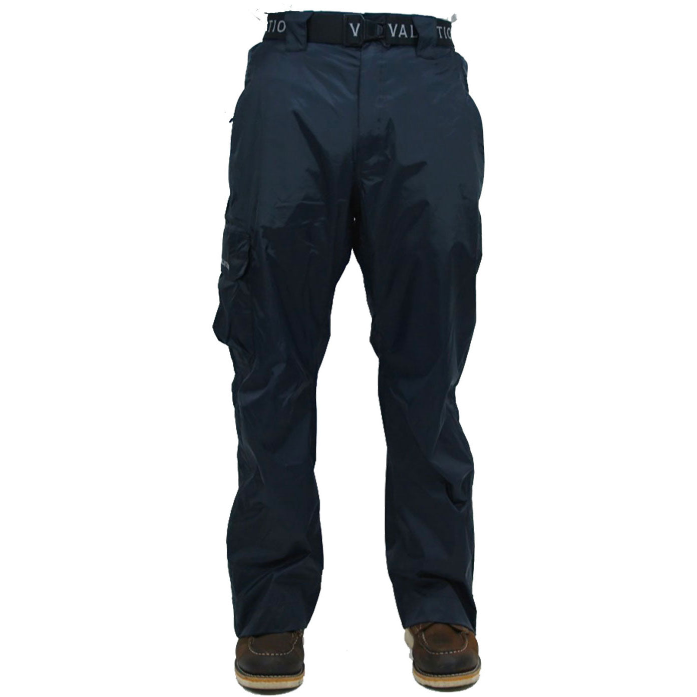 Vallation Men's Ocean Watch Rain Pants, Black Only