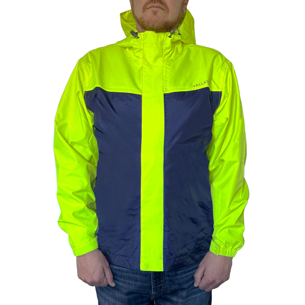 Vallation Men's Dark Rain Jacket