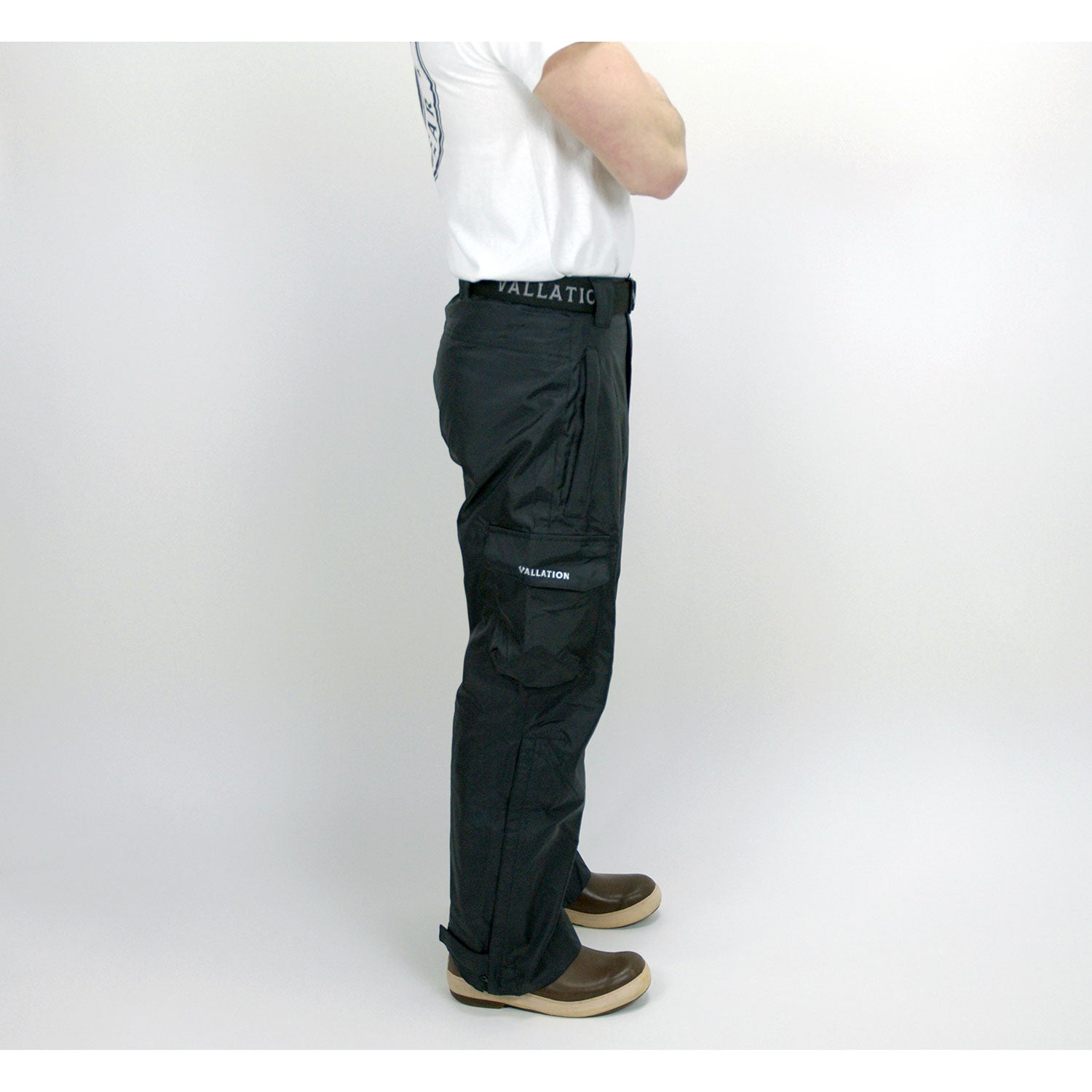 Vallation Men's Dark Rain Pants