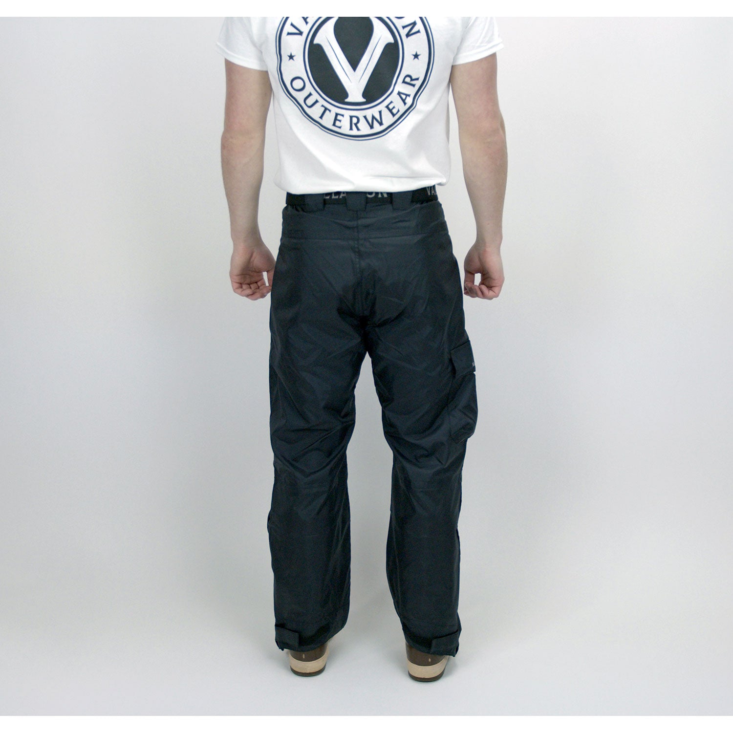 Vallation Men's Dark Rain Pants