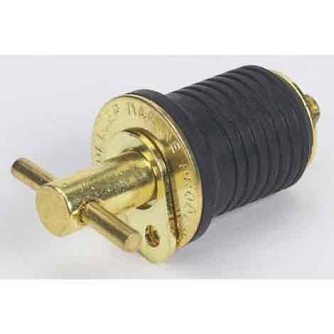 Moeller 1" Brass Turn-Tite Bailer Drain Plug