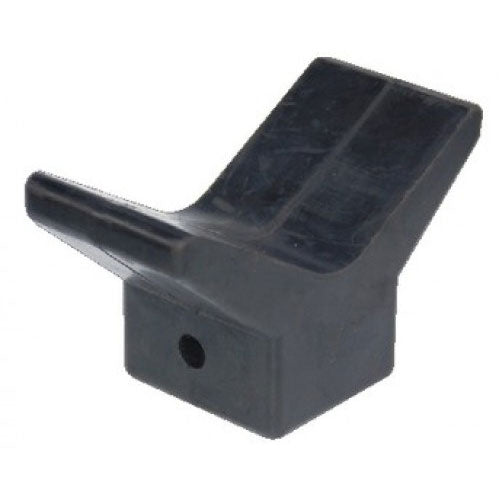 4" x 4" Black Rubber Bow Mount Y-Stop