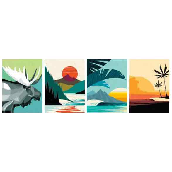 Foremost Artist Series Standard Mountain Shopping Bag