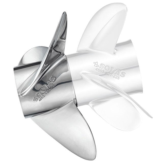 SG Dual Front 3-Blade SS Prop; 15.5" Dia. 22.5 Pitch 4652-155-225