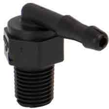 Banjo HB025-90 1/4" Male Pipe Thread and 1/4" 90° Hose Barb