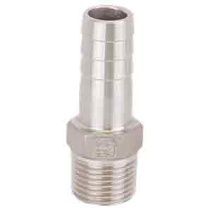 Banjo 1/2" Male Thread and 5/8" Stainless Steel Hose Shank