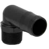 Banjo 1-1/4" Male Thread and 1-1/2" 90° Hose Barb