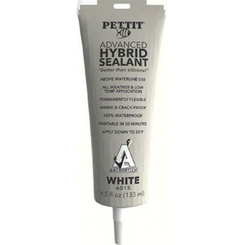 Pettit Anchor Tech Advanced Hybrid, Removable, Waterproof Paintable Sealant 4.5oz White