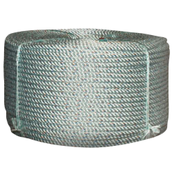 Leaded Polypropylene Manline, 3/8" Sliver w/Orange & Blue Tracers, 600'