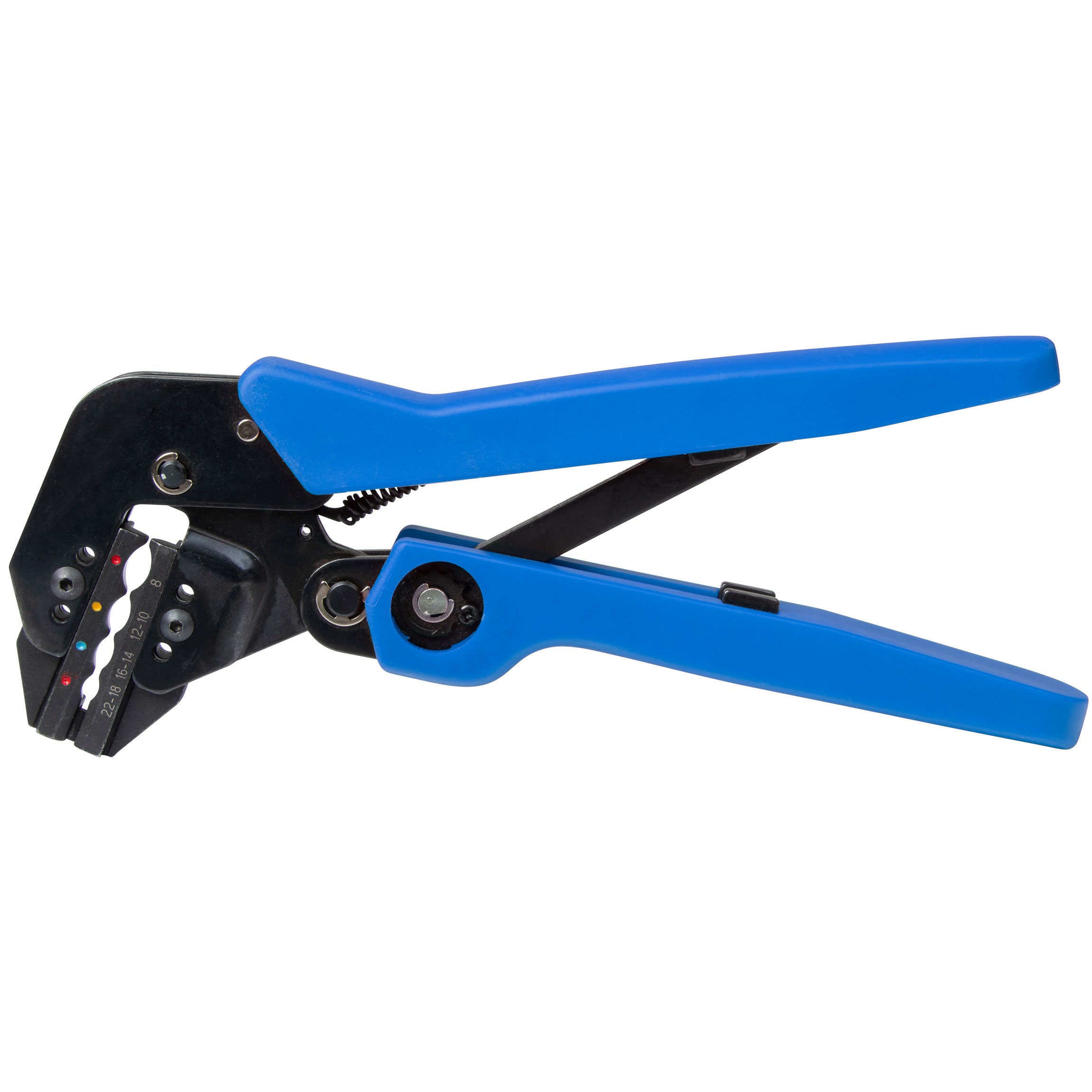 Ratcheting Crimper, Angled Single Crimp