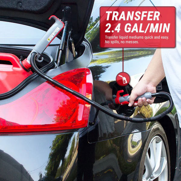 Telescopic Battery Powered Fuel Transfer Pump