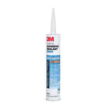 Marine Adhesive Sealant 5200 Tan Cartridge 3M