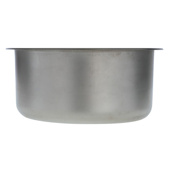 Cylinder Sink, Brushed Stainless Steel, 11-1/2"  Rim O.D., Ambassador Marine