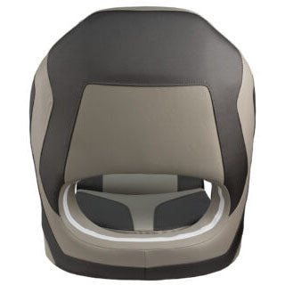 Springfield, Deluxe Sport Flip Up II Bucket Seat, Carbon Fiber Charcoal and Light Gray