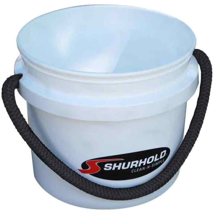 Shurhold Rope Handle, 3.5 Gallon, White Bucket