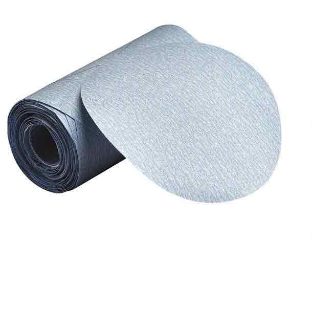 Saint-Gobain Stick and Sand (PSA) Light-Weight Disc Rolls Non-Vacuum (100) 6" - 220, 320, 400 Grit