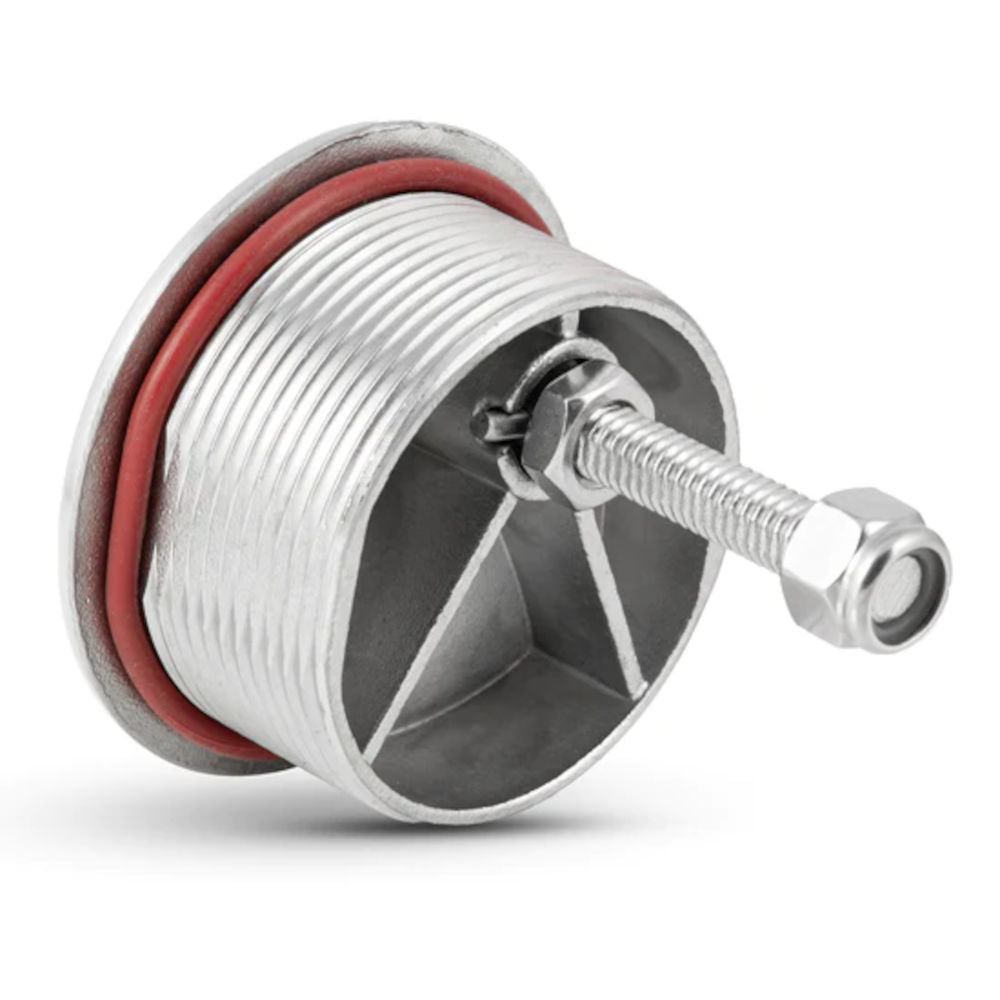 T-Style Compression Handle, 1/4 Turn Locking 316 S.S., No Key