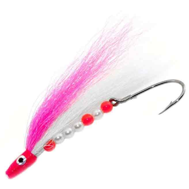 Zak Tackle Salmon Fly Pink Head, Pink White and Red Pearl Bead