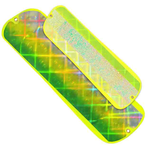 Oki Tackle Big Shooter Flasher - Chartreuse Derby Winner